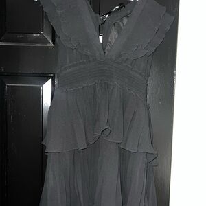 The Clothing Company Black Backless Dress